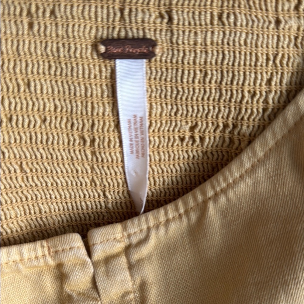 Free People Cheyenne Denim Mini Dress Women's - Picture 5 of 7